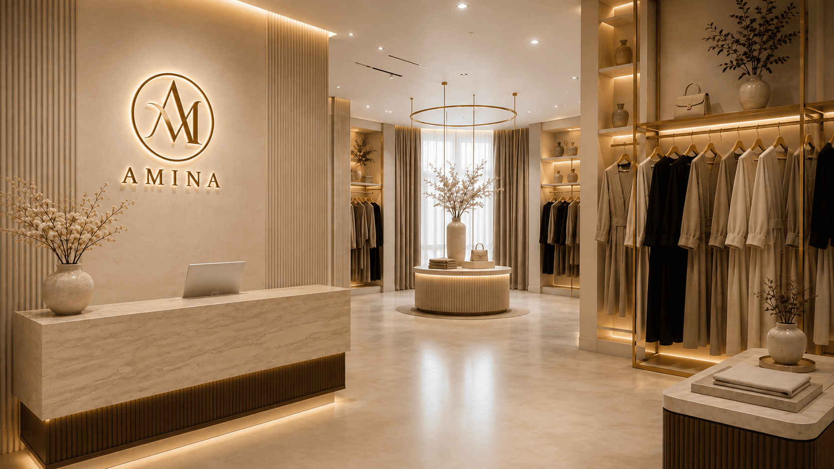 Amina Interior Background